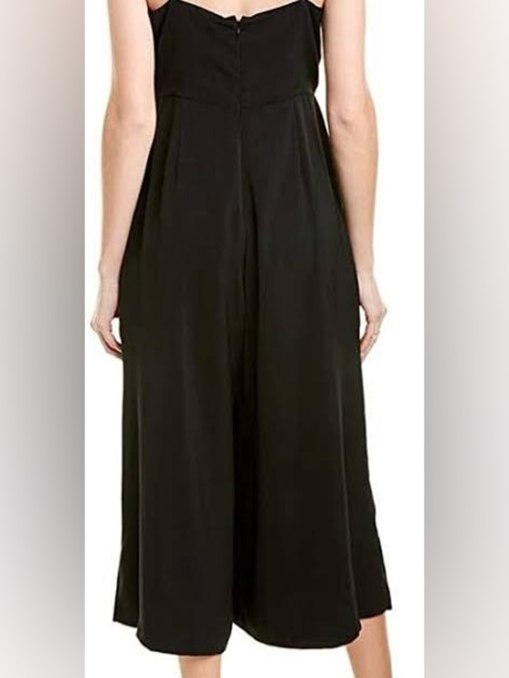 Wayf Black V-Neck Jumpsuit with Thin Straps Size Medium - Picture 3 of 10
